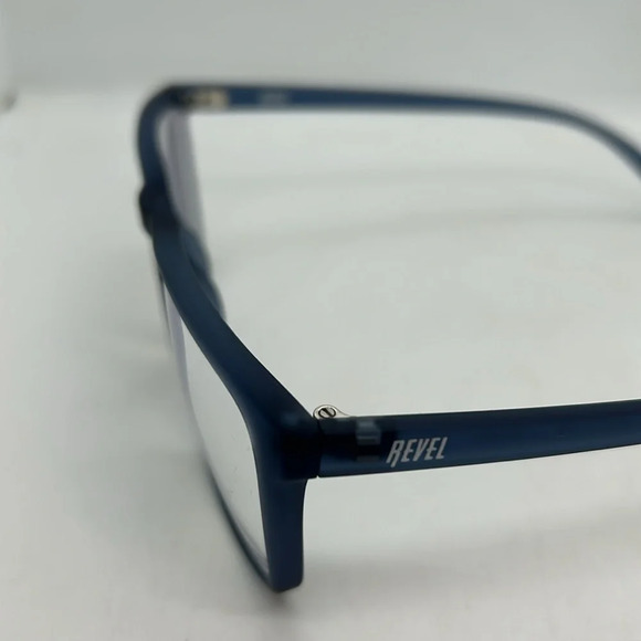 Revel Glide Men 35-002621 Eyeglasses Frames RXable Blue NWOT - Picture 7 of 13